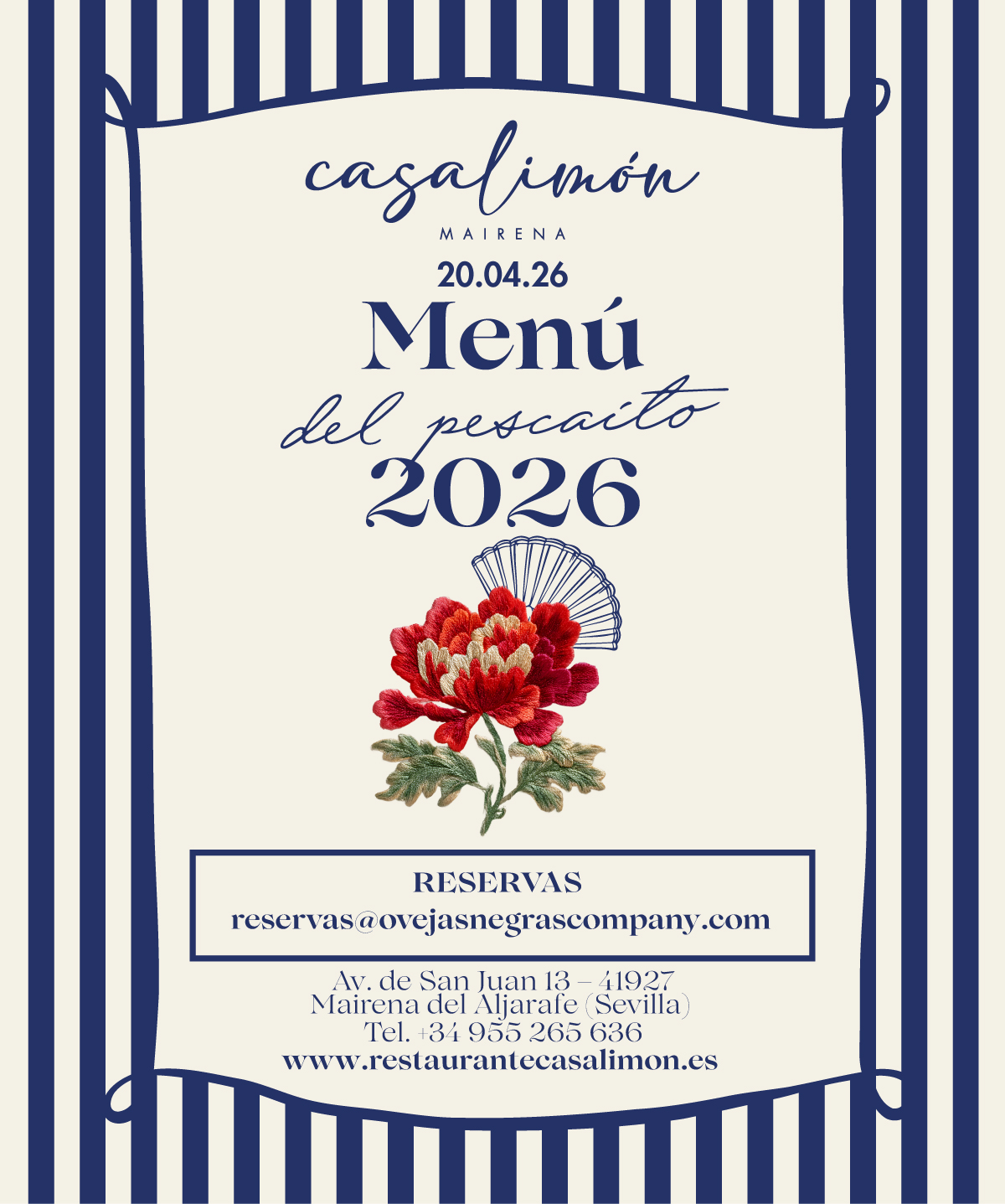 Menú Feria 2026 Casa Limón